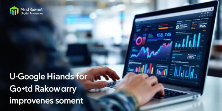 Digital marketing Experte bei der Analyse von Daten.